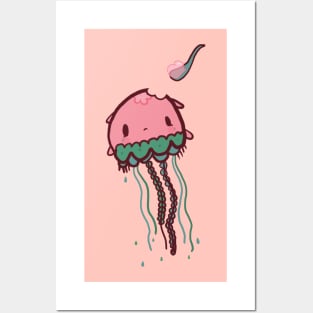 jelly jellyfish Posters and Art